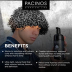 Lightweight curl activating mousse for hydrating and volumizing frizzy hair