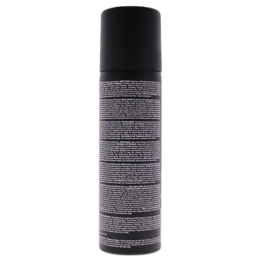 SexyHair heat activated gel to foam root lifting formula bottle showing product details and directions for high volume blowouts.