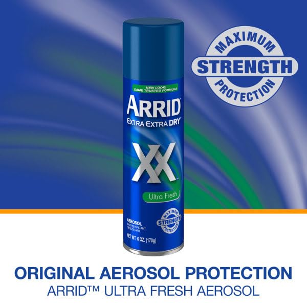 Authentic USA imported Arrid antiperspirant spray packaging