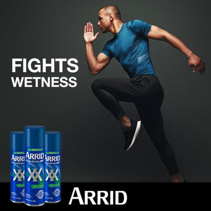 Group of four Arrid XX spray cans for men and women