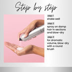 Kenra humidity resistant volumizing hair spray packaging details and directions
