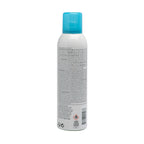 Rusk Blofoam spray-on texturizing foam bottle with light blue cap highlighting its paraben-free salon formula.