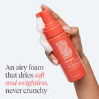 Briogeo imported vegan and cruelty free hair volume foam packaging