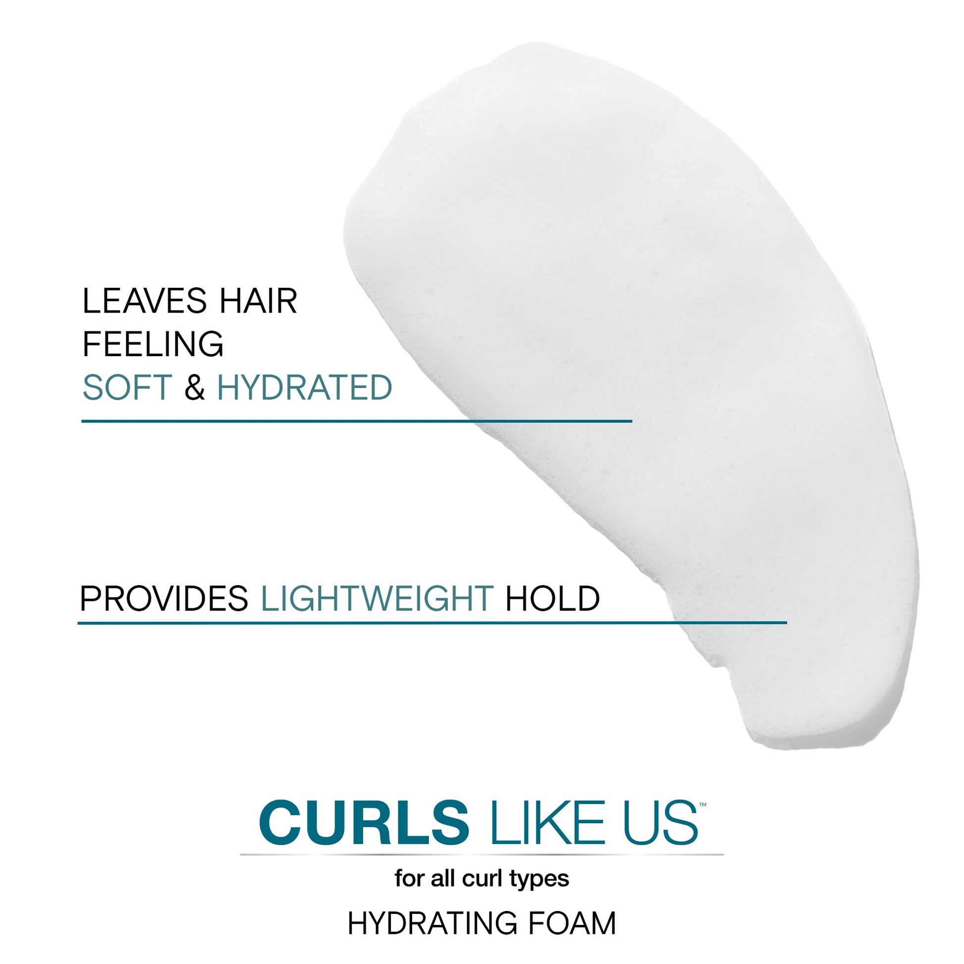 Joico silicone free and sulfate free curl defining foam texture