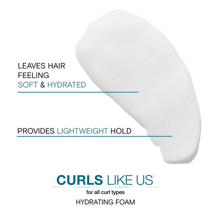 Joico silicone free and sulfate free curl defining foam texture