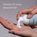 Living Proof volume texturizing foam formula close up showing directions