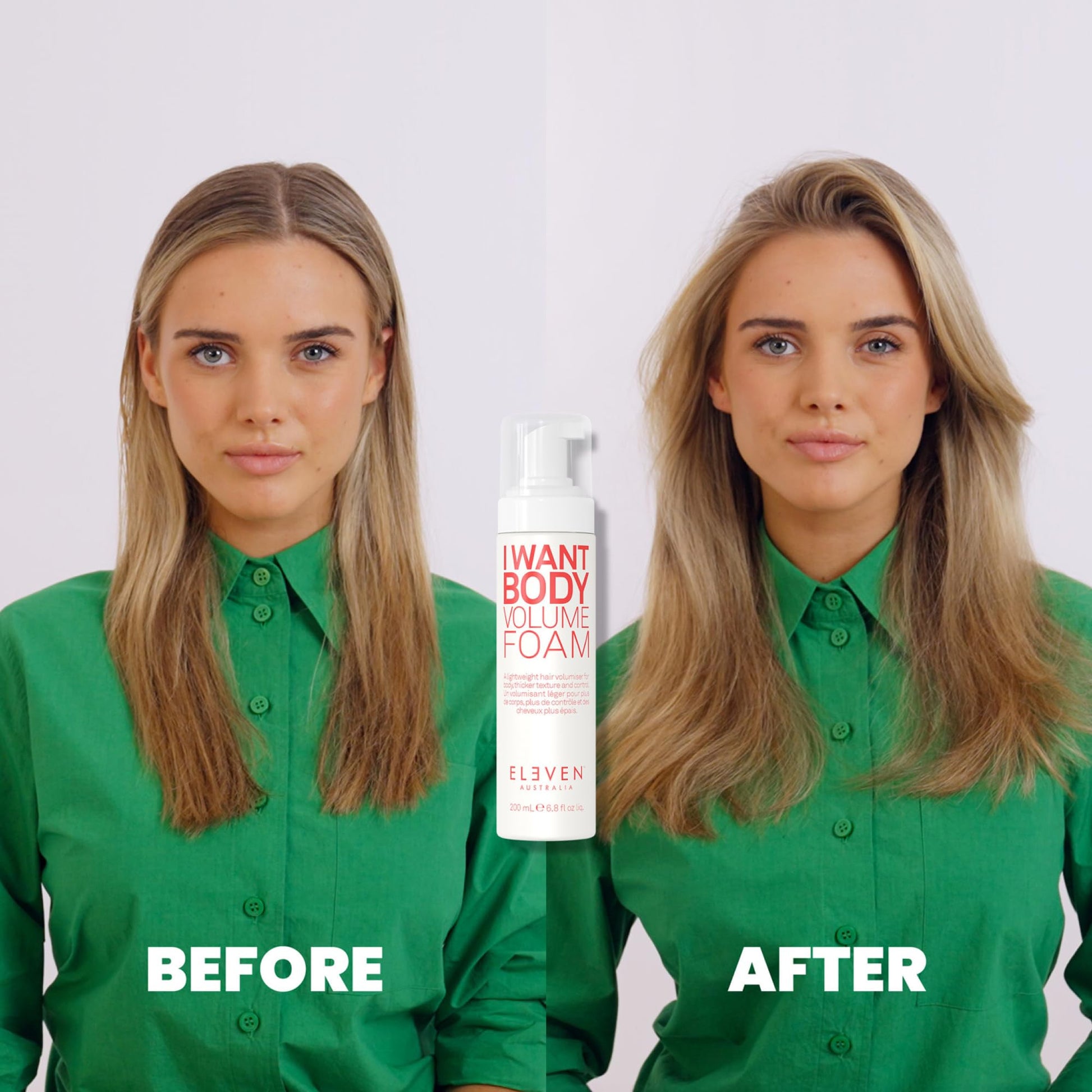 Eleven Australia professional salon volumizing mousse for root lift and texture