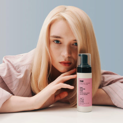 Authentic USA imported AG Care hair foam styling product texture