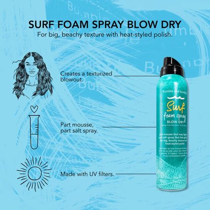 Bumble and bumble professional blow dry foam formulation back label ingredients