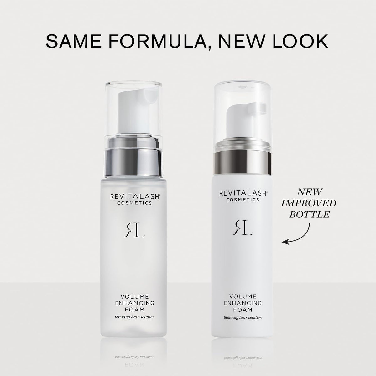 Physician developed RevitaLash volumizing mousse for thinning hair