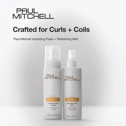Moisture rich replenishing foam bottle demonstrating easy pump application