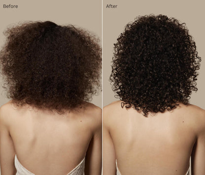 Lightweight second-day hair texturizing mousse bottle close up with product packaging details
