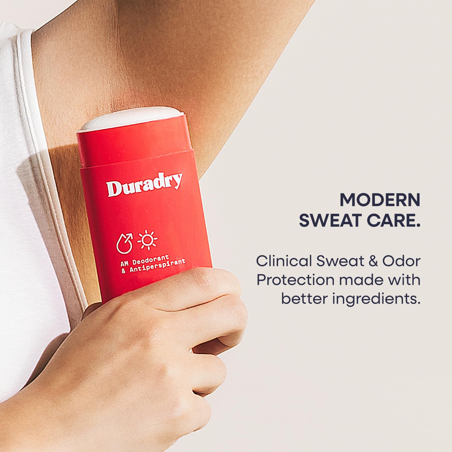 Duradry prescription strength sweat protection stick for hyperhidrosis
