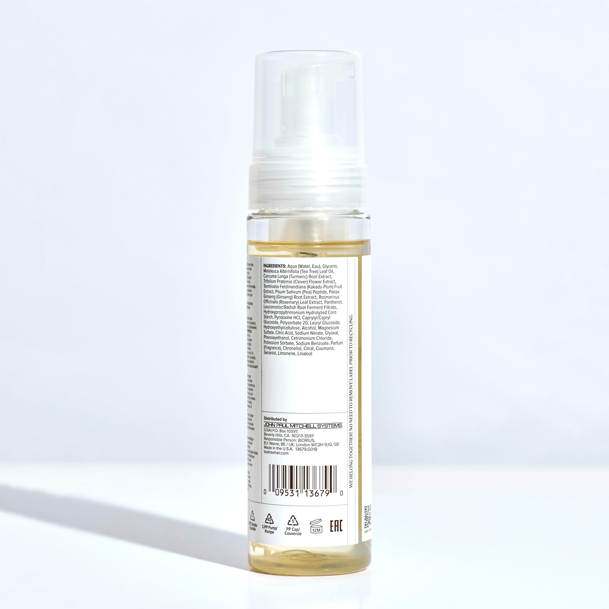 Tea Tree Scalp Care anti thinning product lineup ingredient display