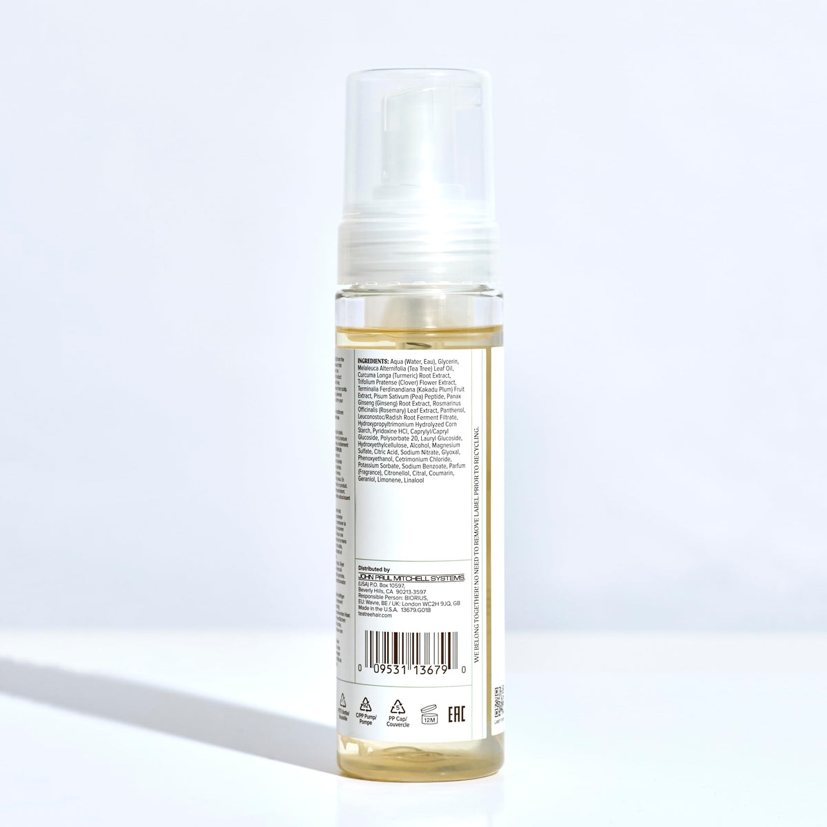Tea Tree Scalp Care anti thinning product lineup ingredient display