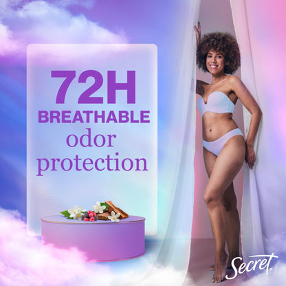 Secret scent expressions boho berry clear gel twin deodorant stick packaging details