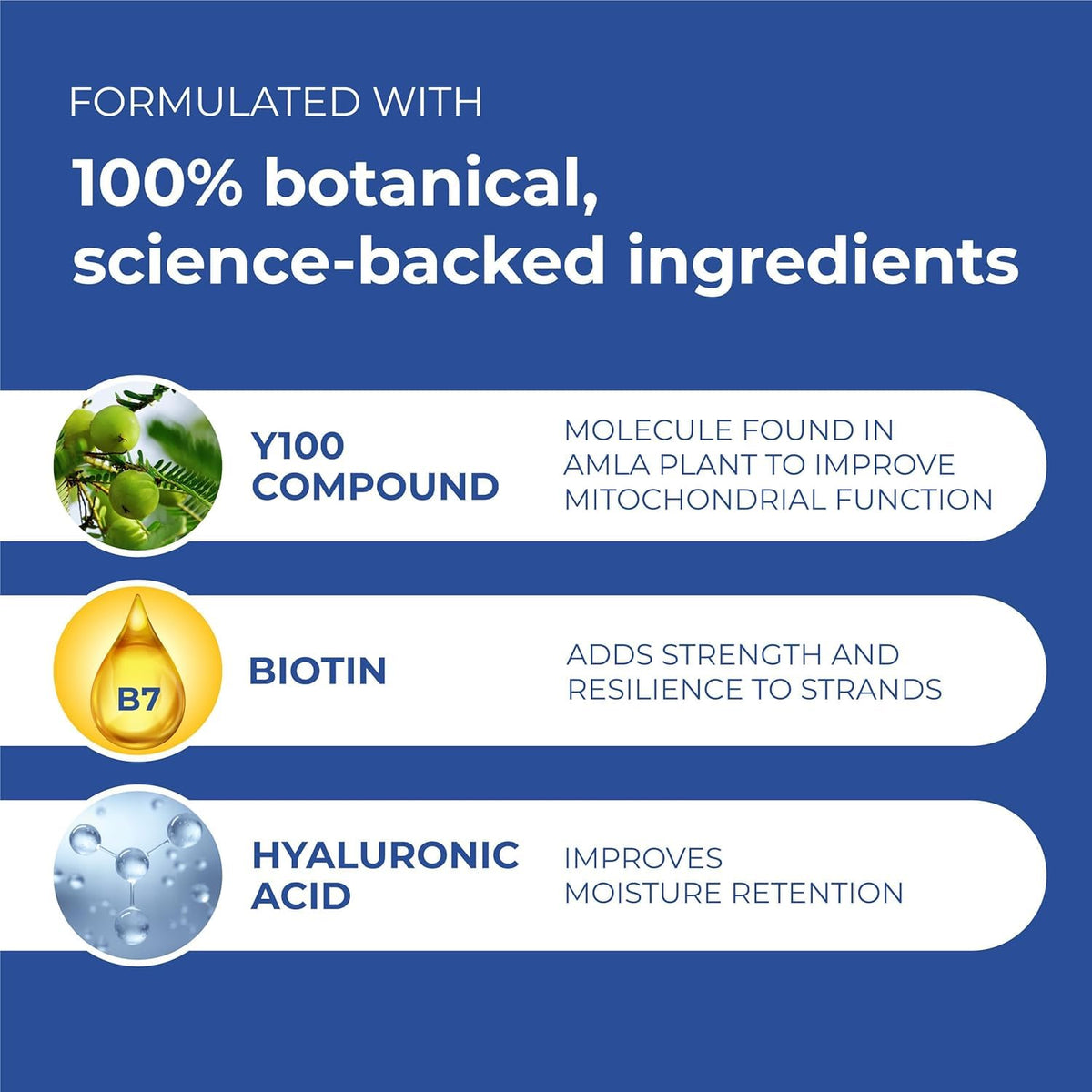 BosleyMD AI formulated hair treatment foam with Biotin and Pumpkin Seed Oil