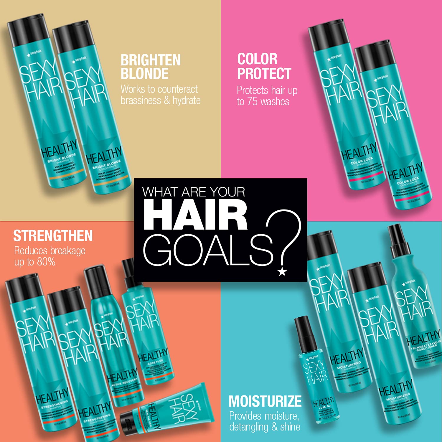 SexyHair Healthy collection hair bond repair mousse for professional salon blowouts