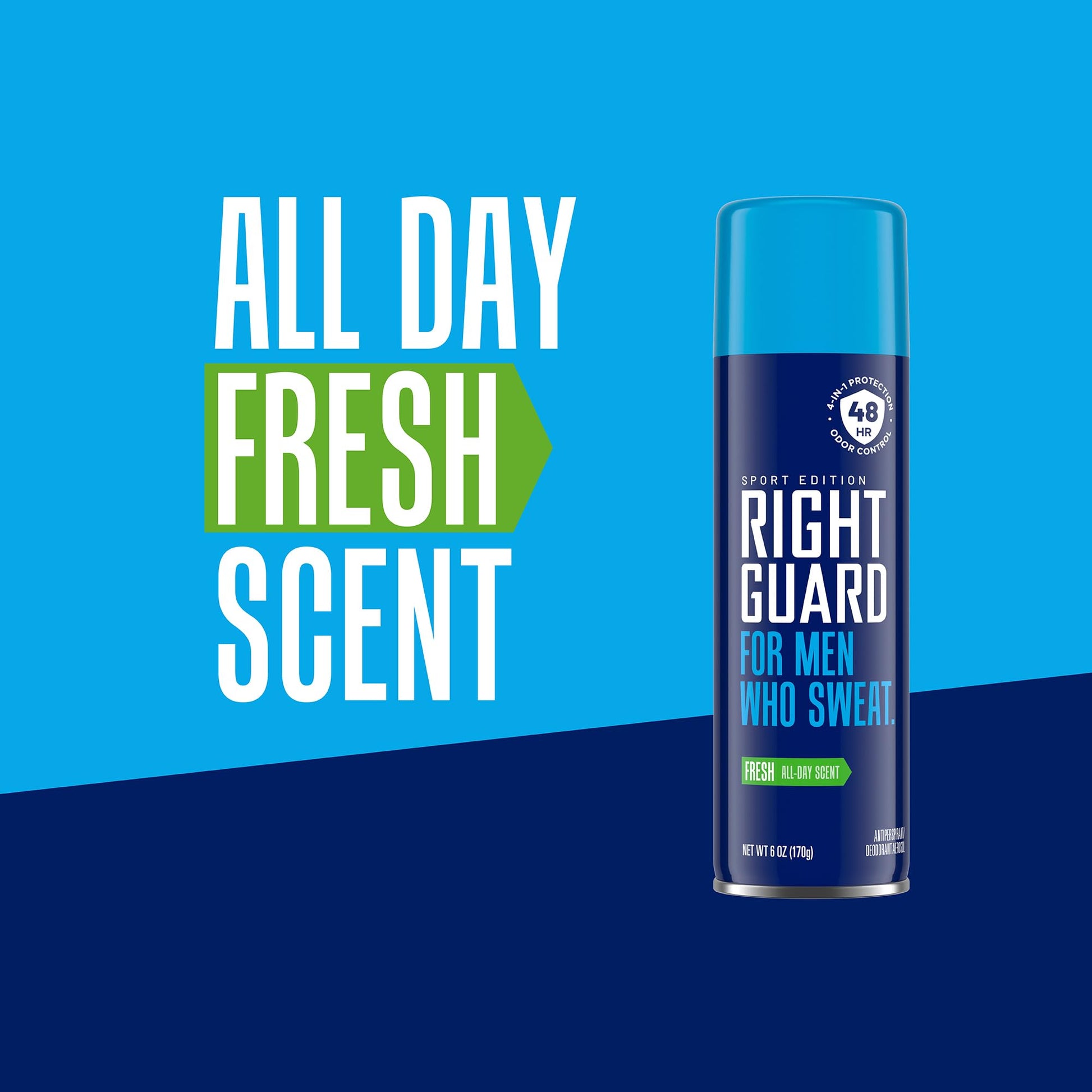 Right Guard Sport Fresh forty eight hour odor control spray ingredients label view