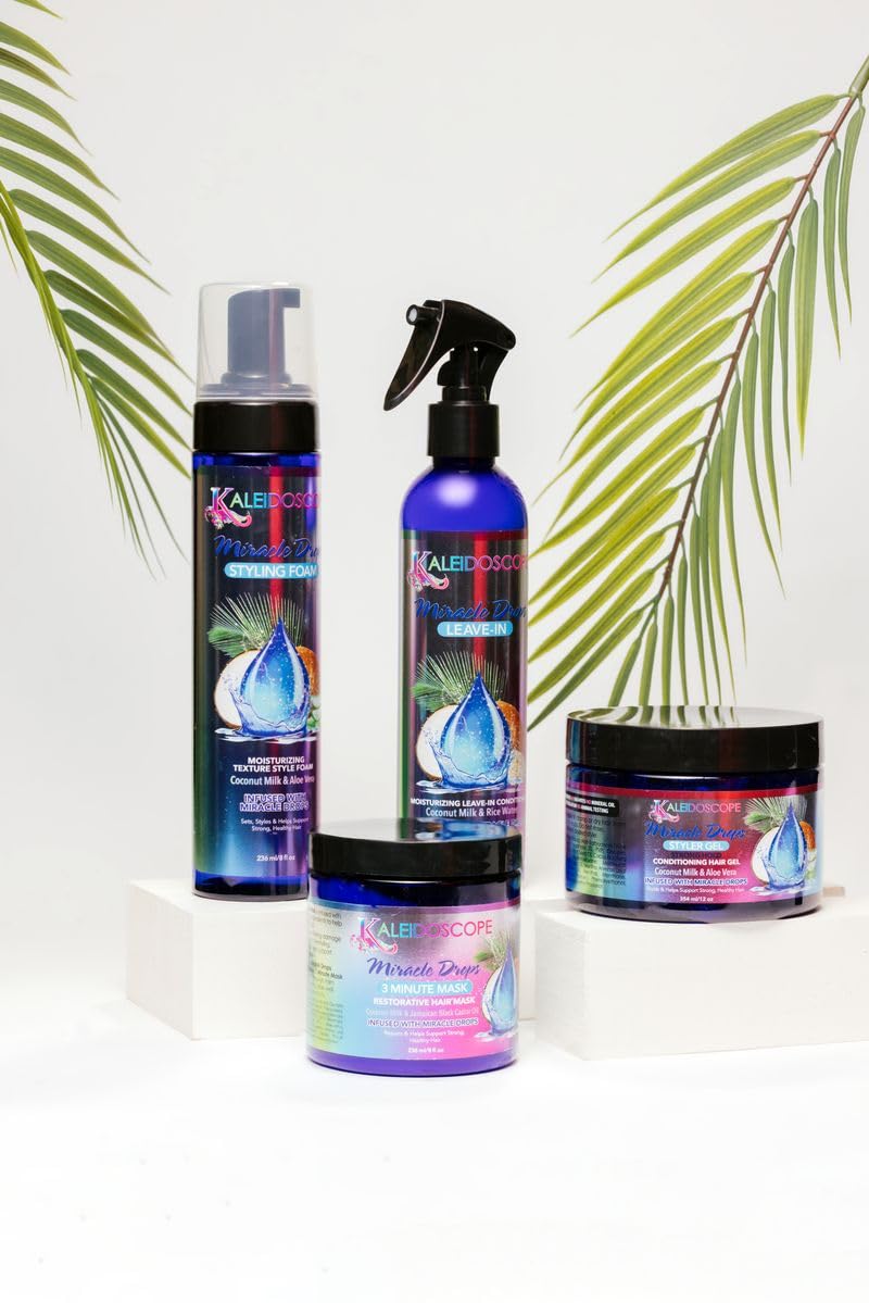 Imported USA hair styling foam infused with coconut milk and aloe vera