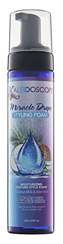 Eight fluid ounce bottle of Kaleidoscope volume boosting miracle drops mousse