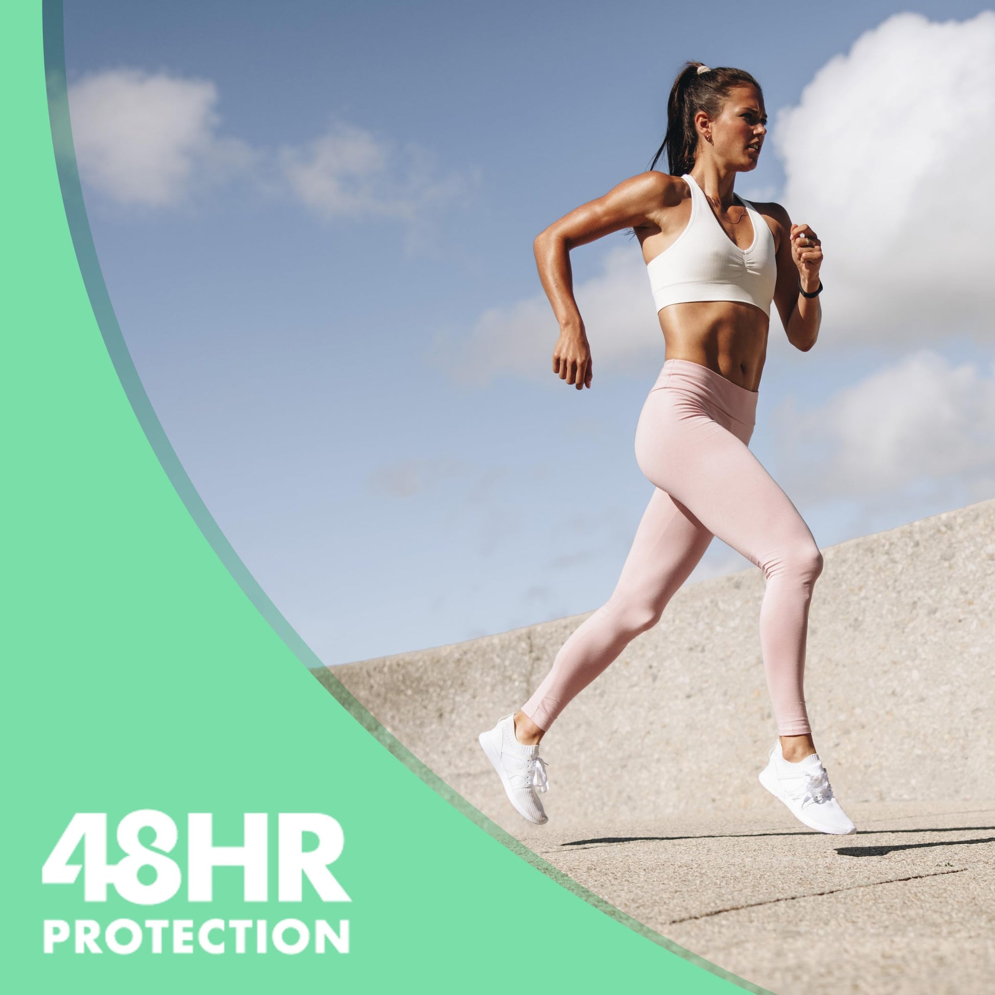 Mitchum Women 48HR protection underarm deodorant stick standing upright on a clean background.