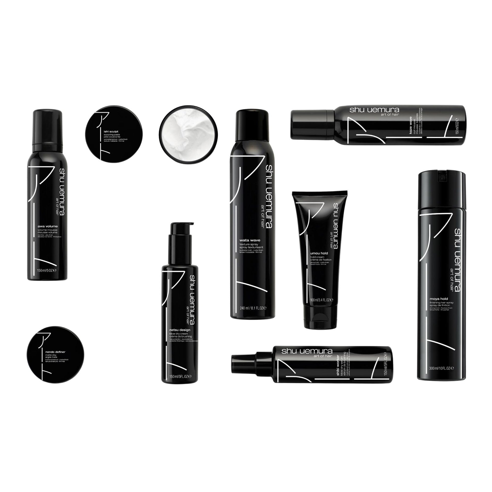Imported Shu Uemura Art of Hair professional curl defining mousse
