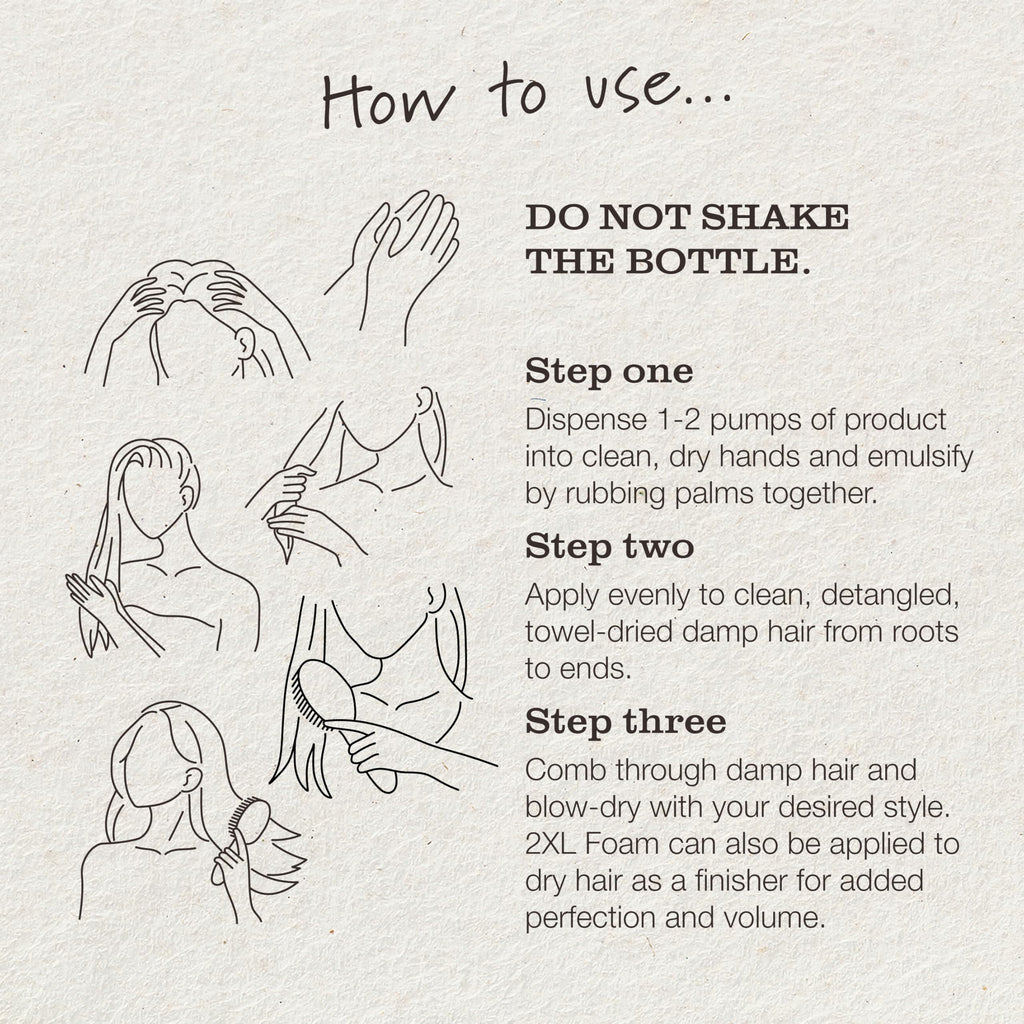 Tweak'd by Nature five ounce pump bottle for fine hair volume