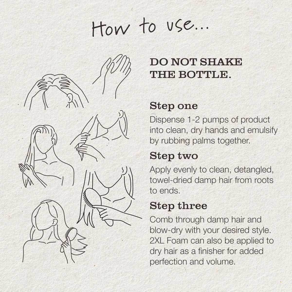 Tweak'd by Nature five ounce pump bottle for fine hair volume