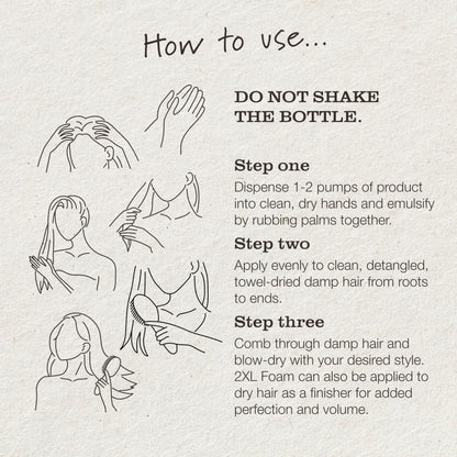 Tweak'd by Nature five ounce pump bottle for fine hair volume