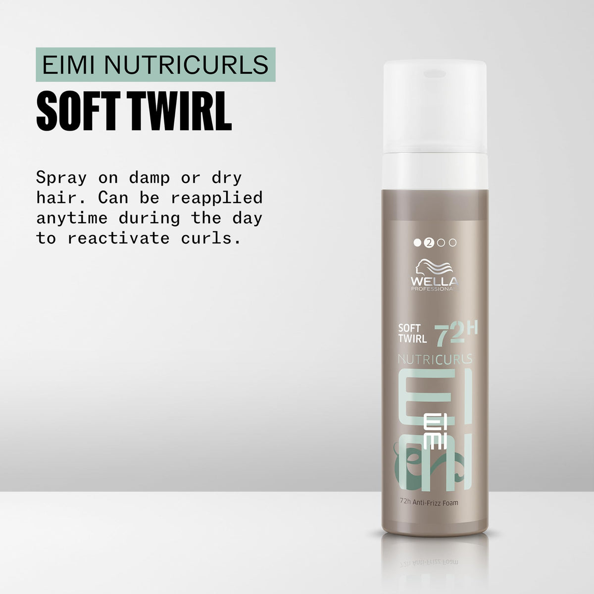Wella EIMI Nutricurls wave defining mousse for curly hair styling