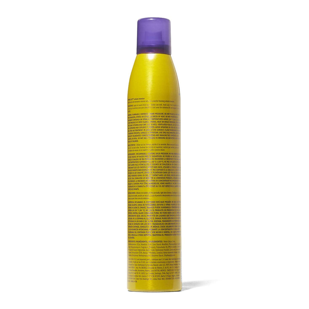 Beyond the Zone lotion to foam hair volumizer 10 Ounce packaging showing product benefits and directions
