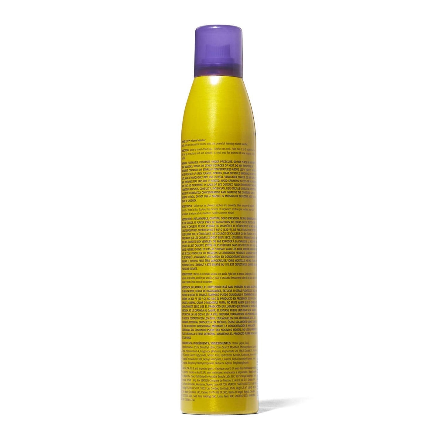 Beyond the Zone lotion to foam hair volumizer 10 Ounce packaging showing product benefits and directions