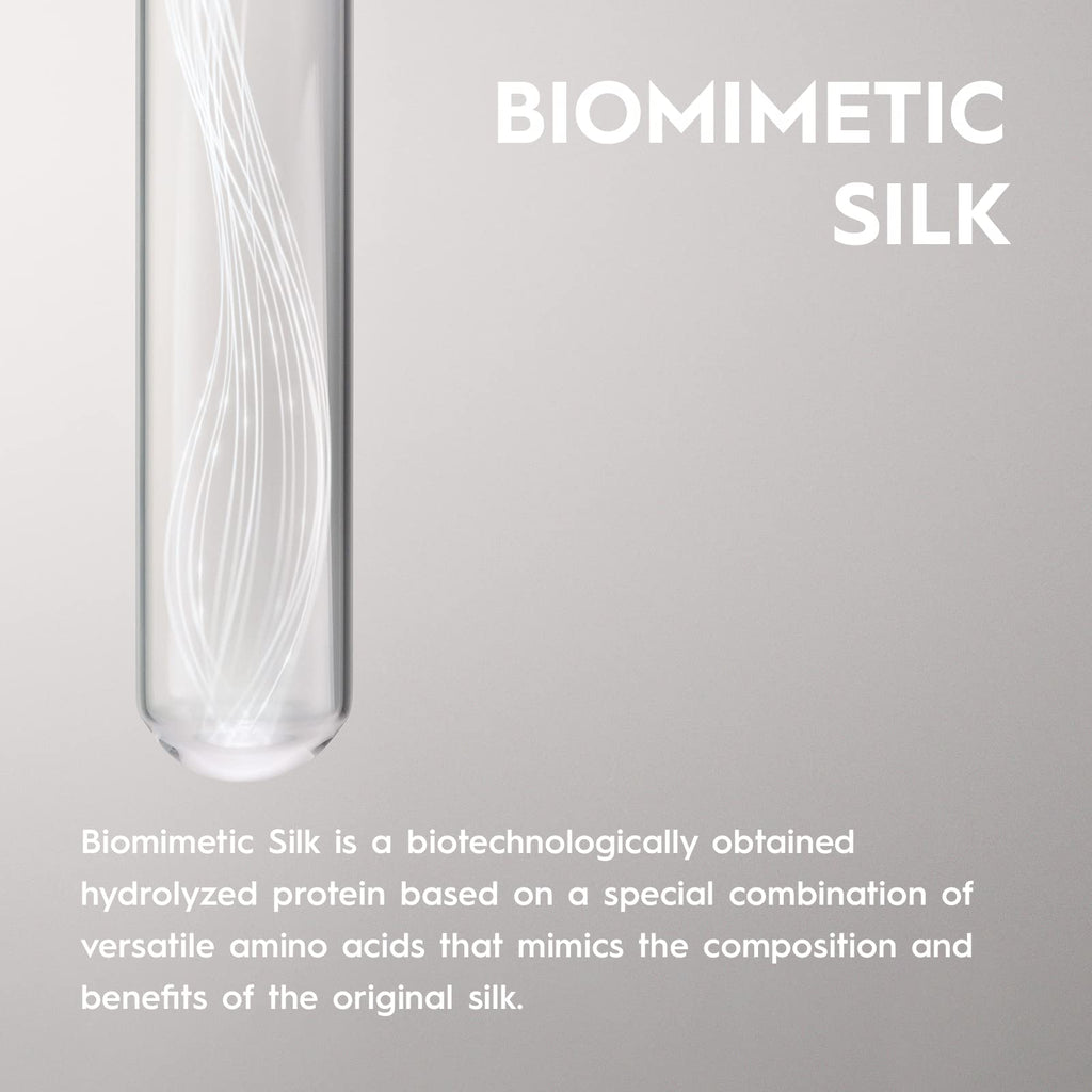 Texture shot of the lightweight white styling foam from Kerasilk