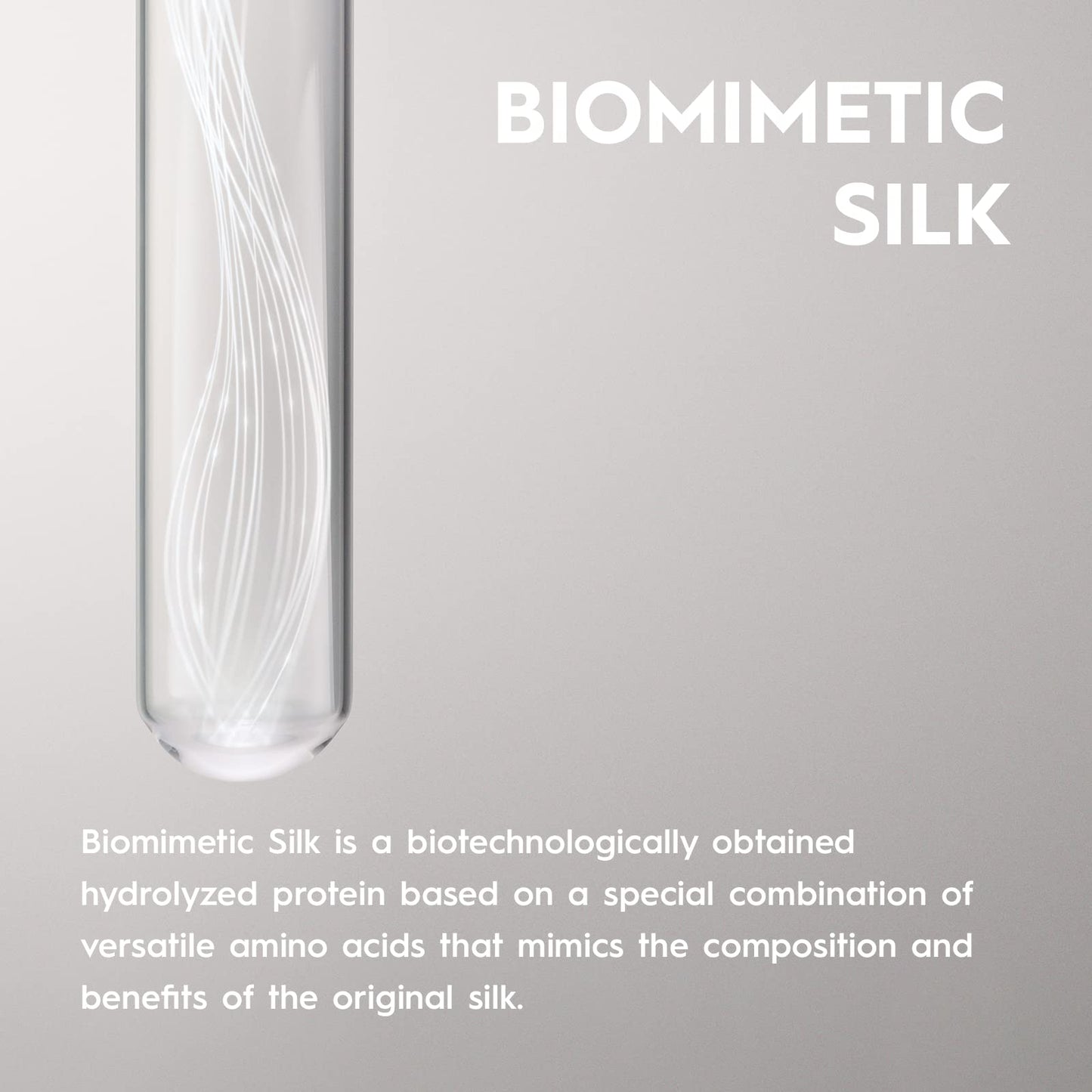 Texture shot of the lightweight white styling foam from Kerasilk