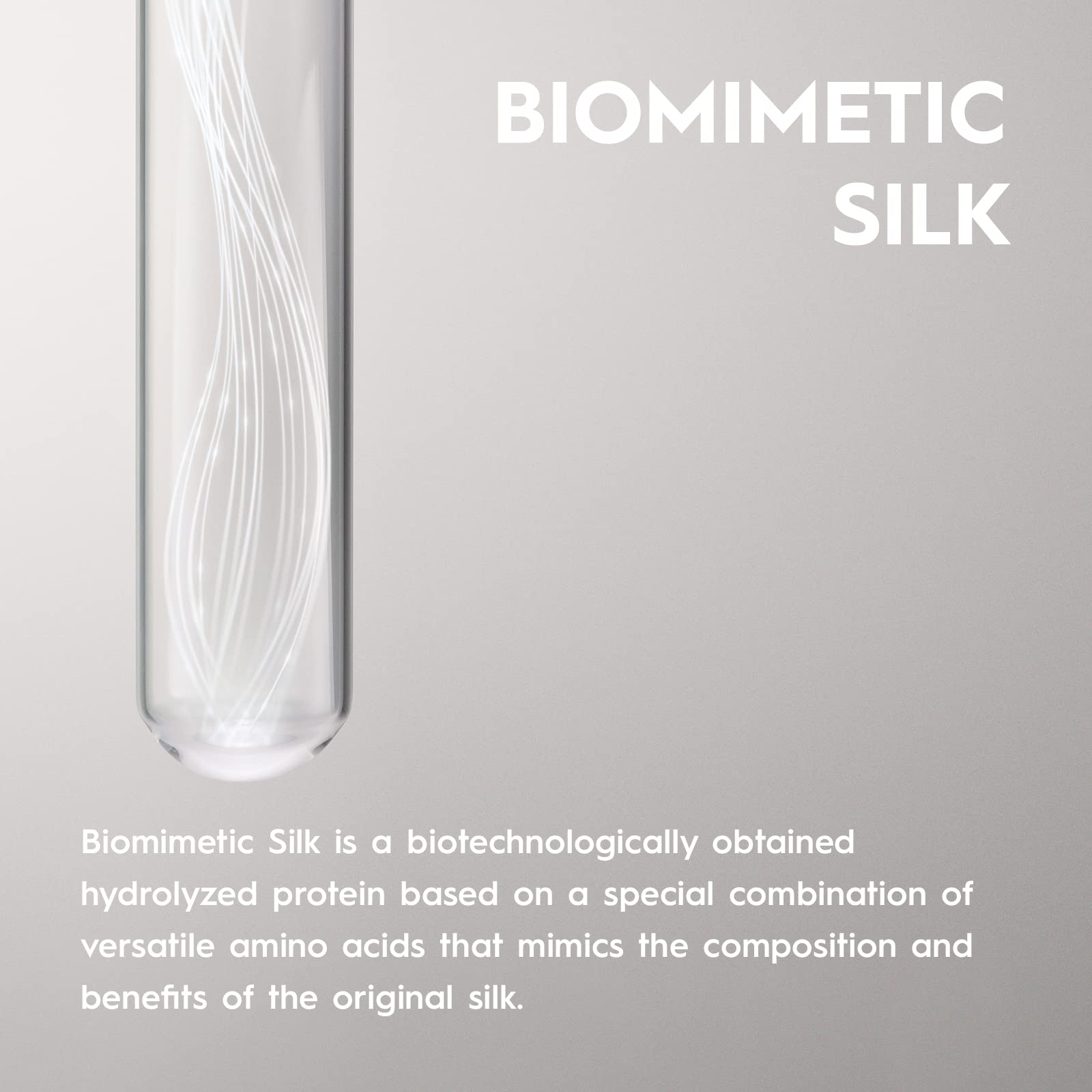 Texture shot of the lightweight white styling foam from Kerasilk