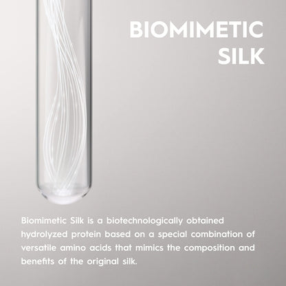 Texture shot of the lightweight white styling foam from Kerasilk