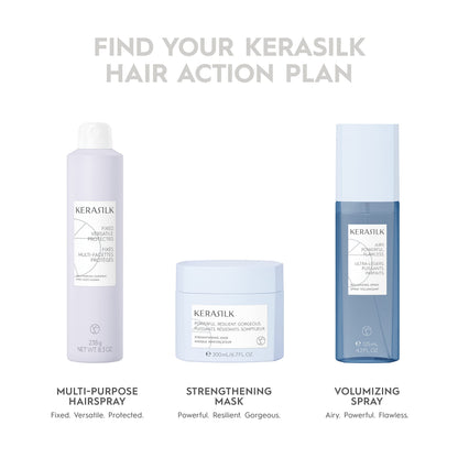 USA imported Kerasilk volumizing styling foam authentic bottle display