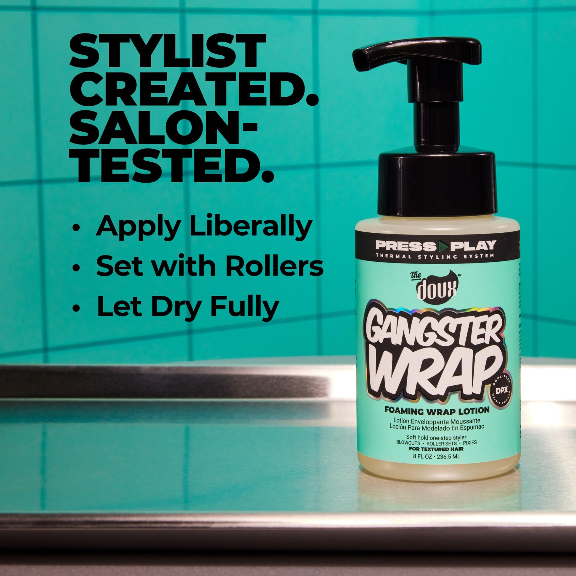 Authentic USA sourced hair mousse for pixie cuts and heatless curls