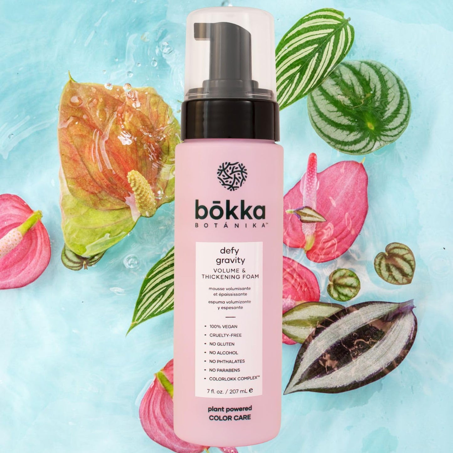 Bokka Botanika hair salon styling product for fine and chemically treated hair