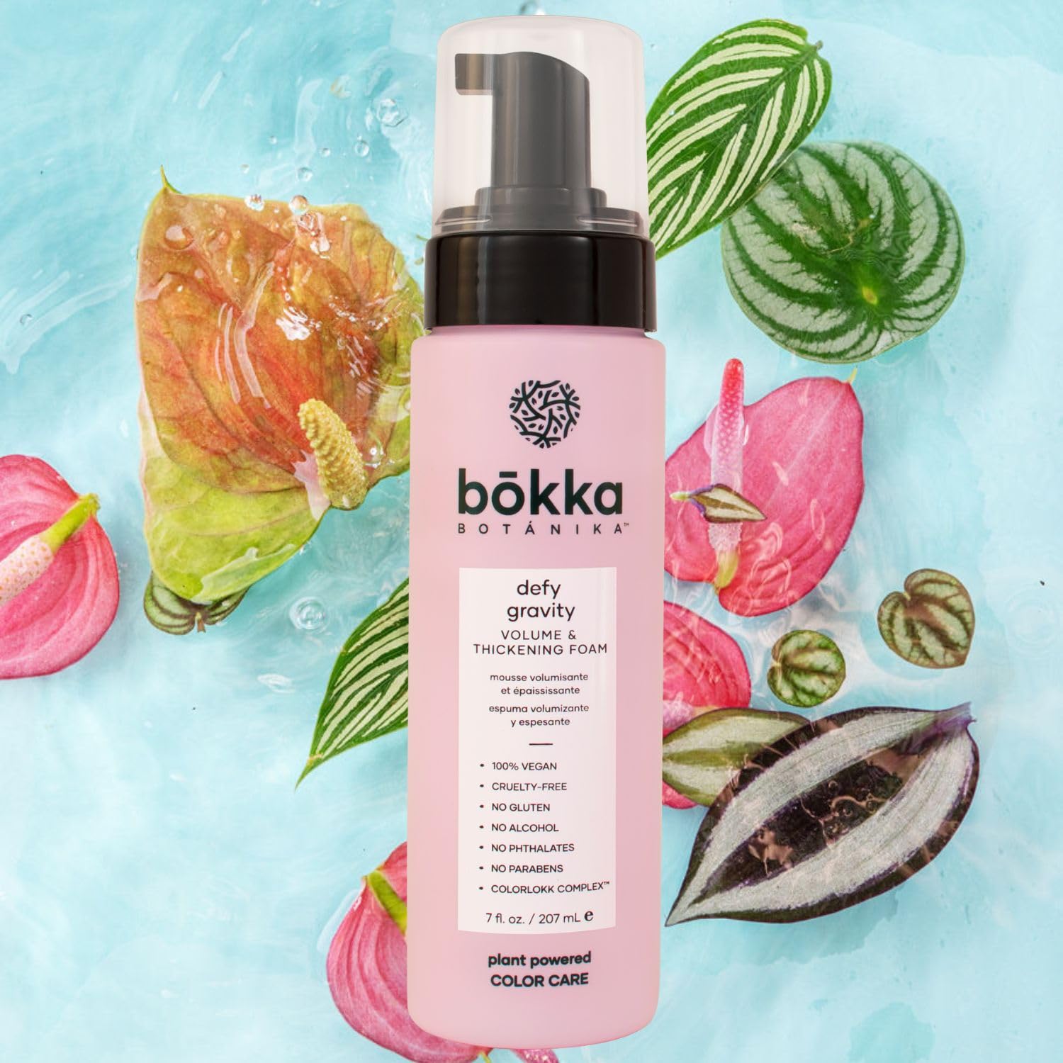 Bokka Botanika hair salon styling product for fine and chemically treated hair