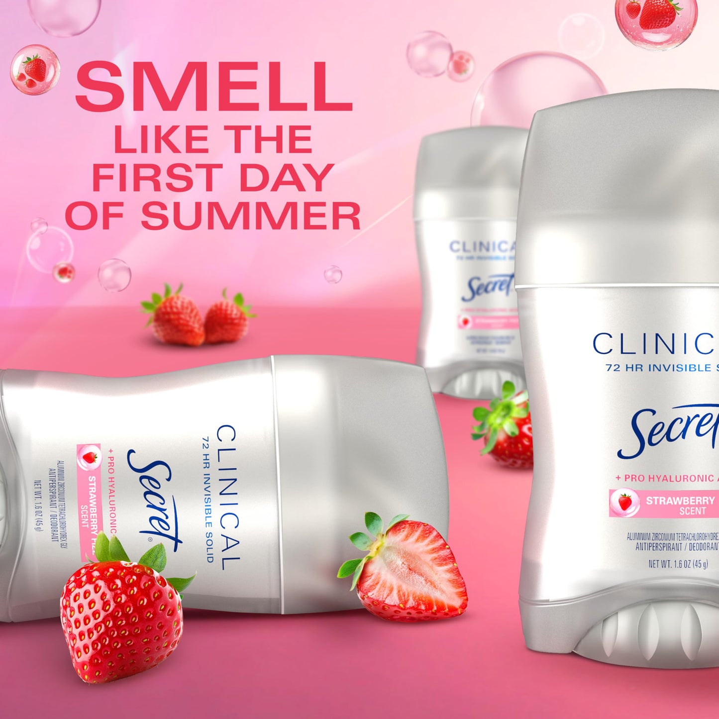 Secret premium USA imported clinical strength deodorant for women