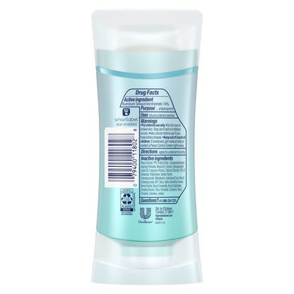 Degree women seventy two hour sweat and odor protection stick showing packaging details