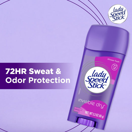 Lady Speed Stick women solid deodorant stick for 72 hour sweat protection
