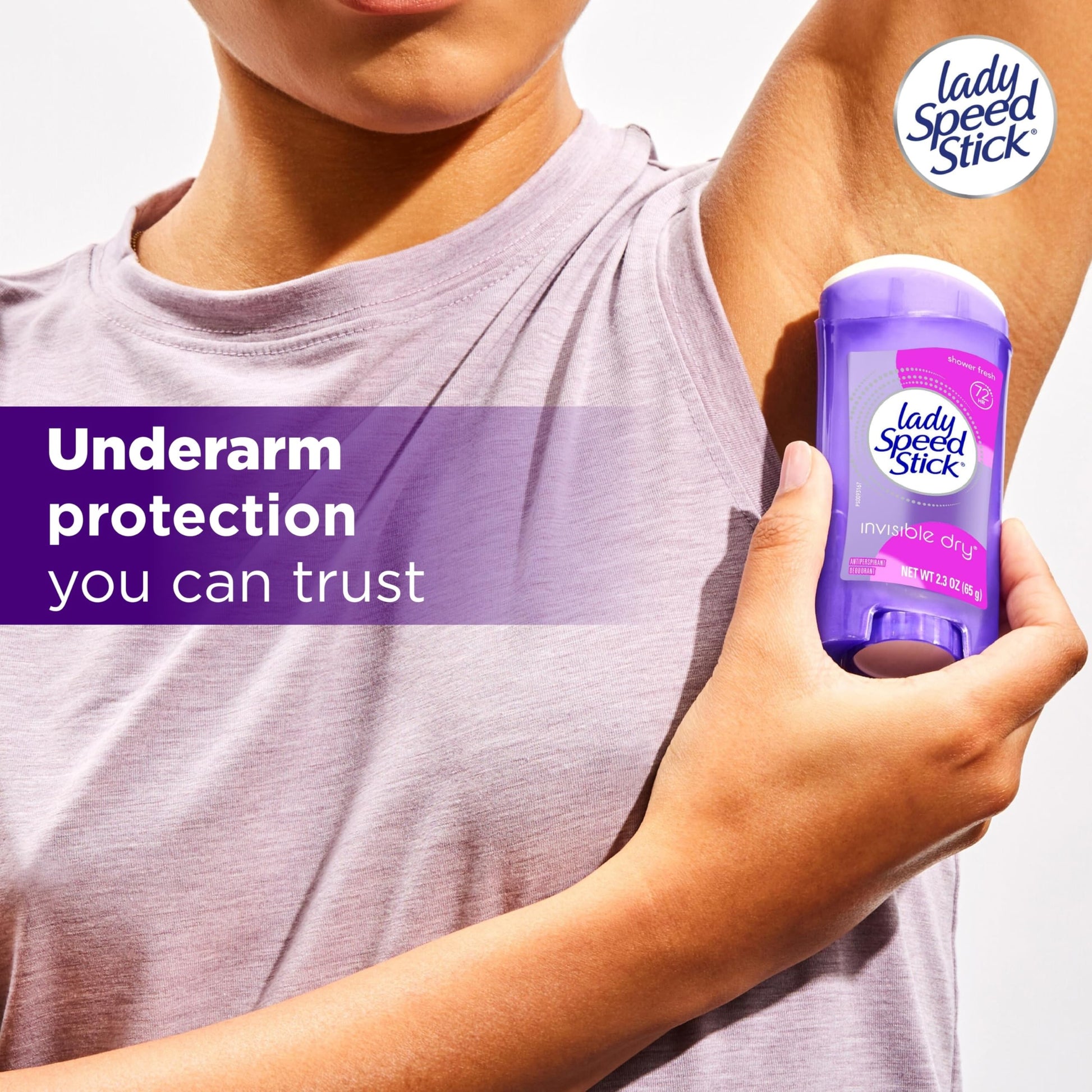 Authentic Lady Speed Stick USA imported invisible dry deodorant pack