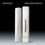 Sebastian Professional Shaper Plus extra hold hairspray 10.6 Ounce packaging showcasing benefits