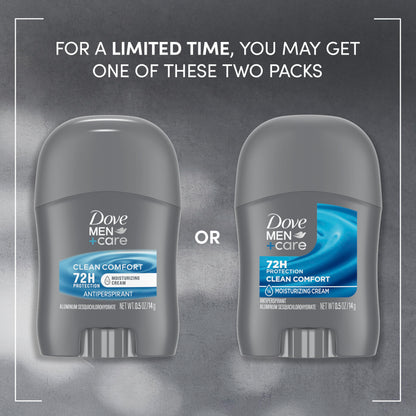 Imported Dove underarm stick for men with 1/4 moisturizing cream label details