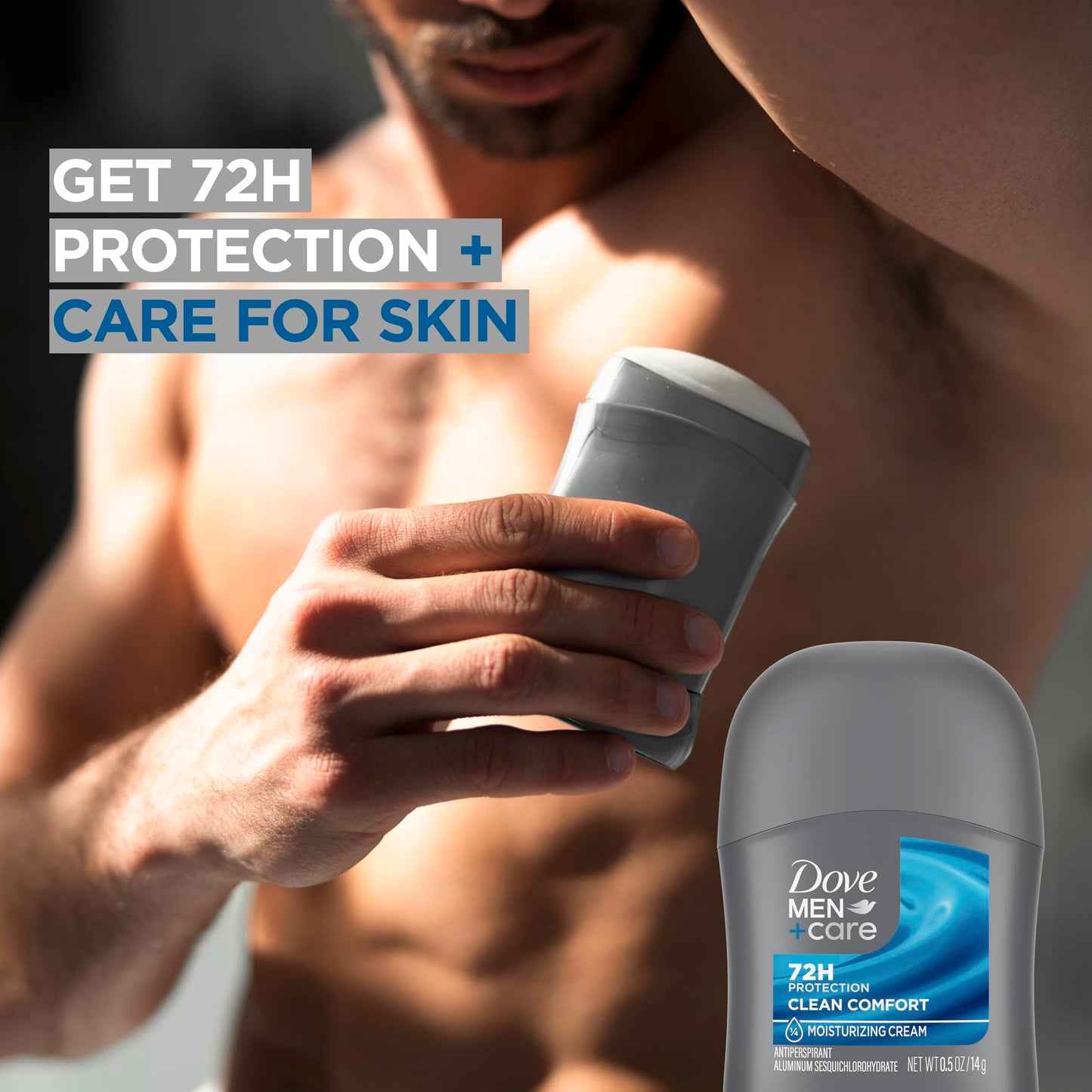 Compact zero point five ounce travel deodorant stick showcasing packaging text