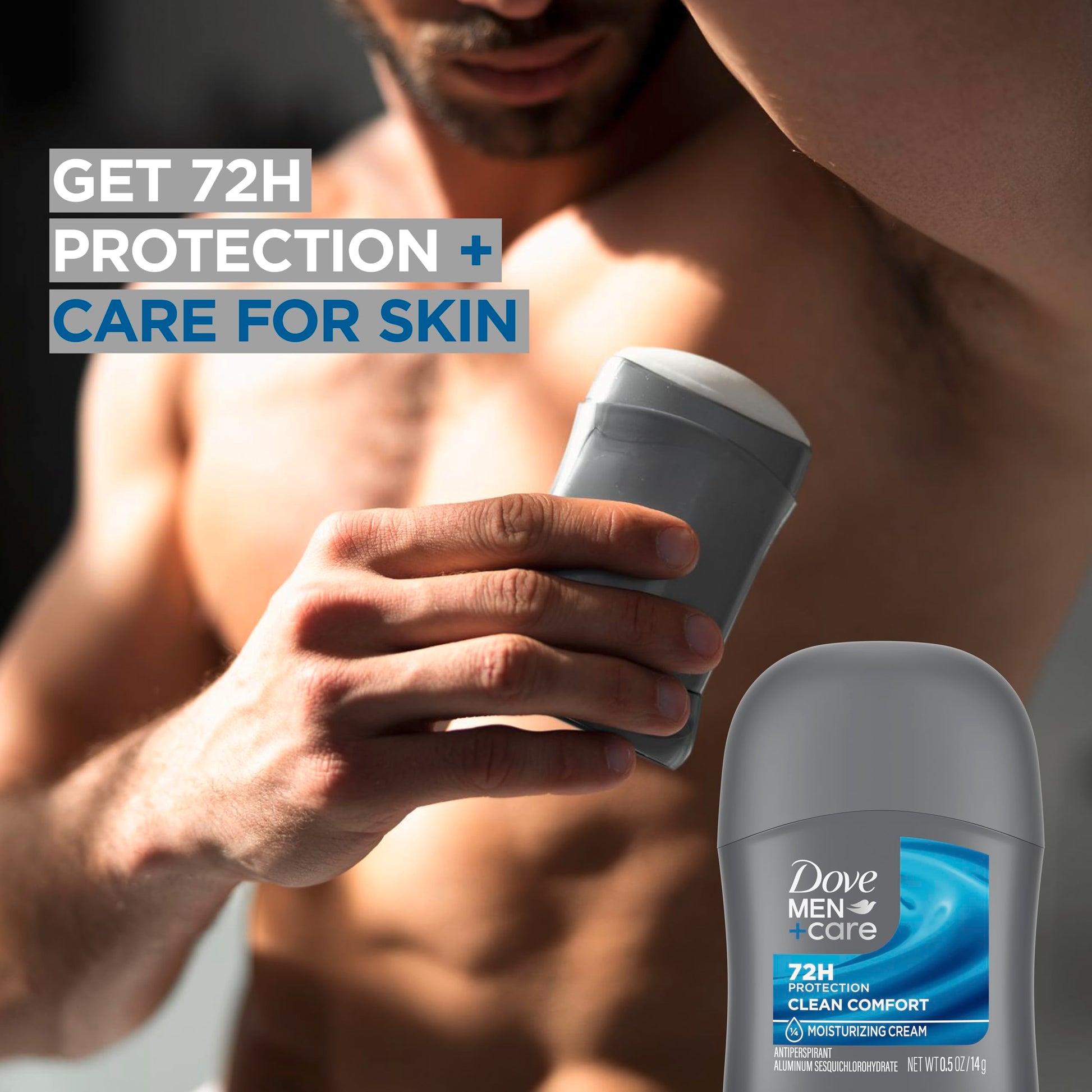Compact zero point five ounce travel deodorant stick showcasing packaging text