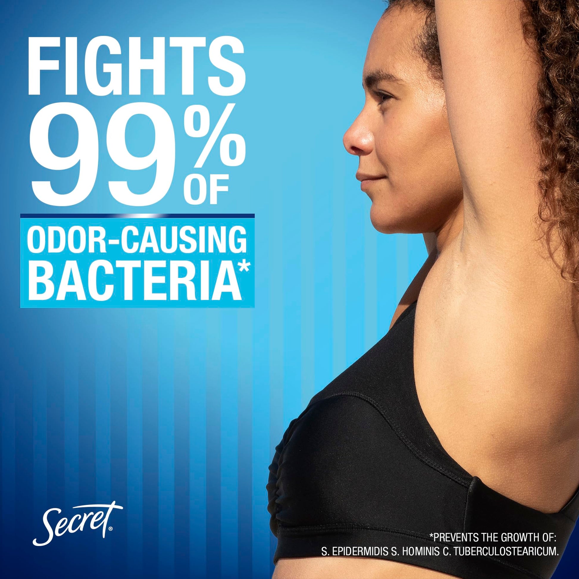 Secret Outlast clear gel deodorant pack of two highlighting seventy-two hour odor defense.